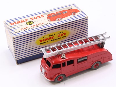 Lot 1029 - Dinky Toys No. 955 fire engine comprising red...