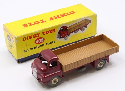 Lot 1018 - Dinky Toys No. 408 Big Bedford lorry, maroon...