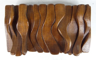 Lot 677 - Brian Willsher (1930-2010) - a compact carved...