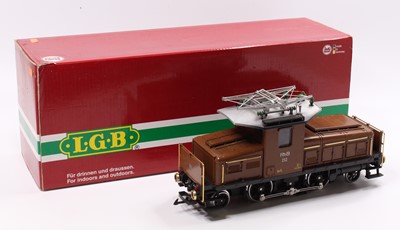 Lot 243 - LGB 'Big Train' G scale electric outline 2-4-2...