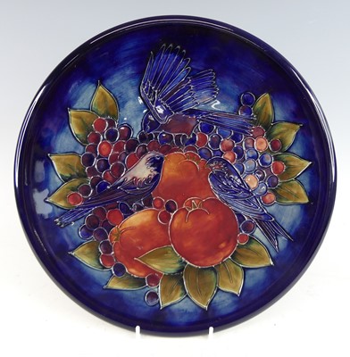 Lot 506 - A contemporary Moorcroft pottery charger in...