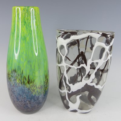 Lot 557 - A contemporary art glass vase, of slightly...