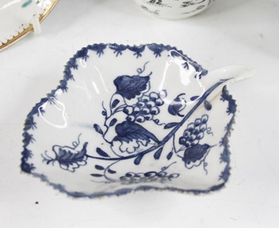 Lot 2032 - A Derby porcelain pickle dish, circa 1770, in...