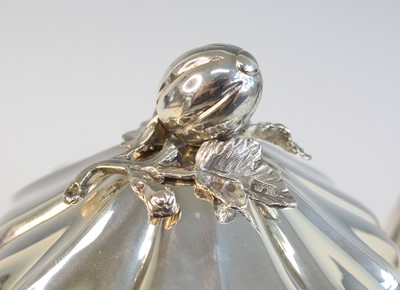 Lot 2086 - A William IV silver pedestal coffee pot, of...