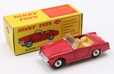 Lot 1092 - A Dinky Toys No. 112 Austin Healey Sprite...