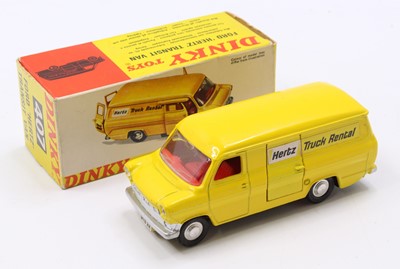 Lot 1053 - A Dinky Toys No. 407 Ford Hertz transit van,...