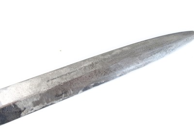 Lot 153 - A German Third Reich SA dagger blade, etched...