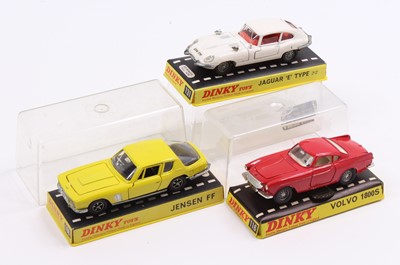 Lot 1152 - Three various plastic cased Dinky Toy diecast...