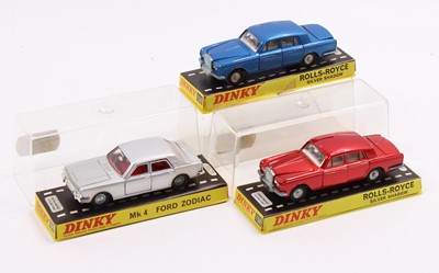 Lot 1155 - A Dinky Toys plastic cased diecast group to...