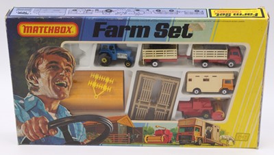 Lot 1393 - A Matchbox gift set 6 Farm Set, comprising of...