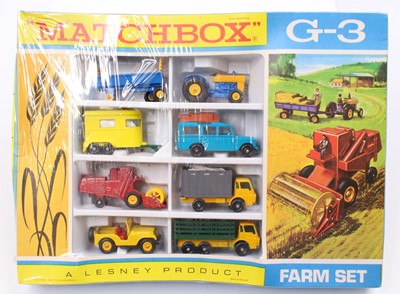 Lot 1357 - A Matchbox gift set 3 Farm Set, comprising of...