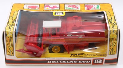 Lot 720 - A Britains No. 9570 Massey Ferguson combine...