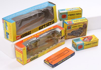 Lot 1279 - A collection of mixed Corgi Toy empty boxes...