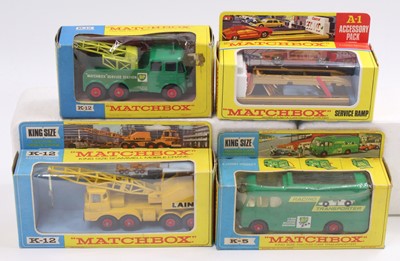 Lot 1428 - A collection of four various boxed Matchbox...