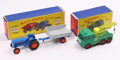 Lot 1360 - A Matchbox series King Size diecast group to...