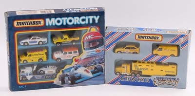 Lot 1444 - A Matchbox gift set group to include an MC9...