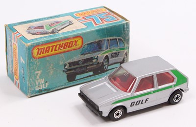 Lot 1407 - A Matchbox Superfast No. 7 VW Golf finished in...