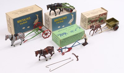 Lot 738 - A collection of Britains lead hollow cast...