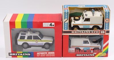 Lot 746 - A Britains emergency services Landrover...