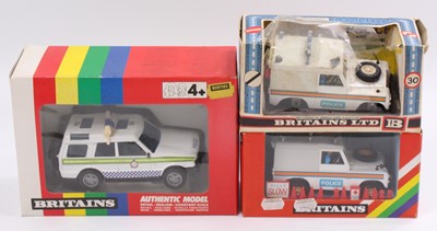 Lot 1825 - A Britains emergency services Landrover...