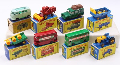 Lot 1377 - A collection of eight various boxed Matchbox...