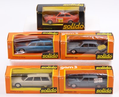 Lot 1548 - A collection of five various boxed Solido 1/43...