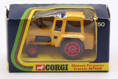 Lot 1270 - A Corgi Toys No. 50 Massey Ferguson MF50B...