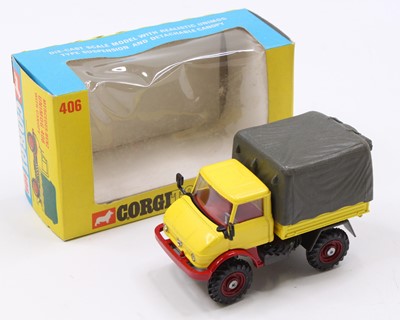 Lot 1265 - A Corgi Toys No. 406 Mercedes Benz Unimog 406...