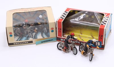 Lot 721 - Britains Speedway interest boxed motorcycle...