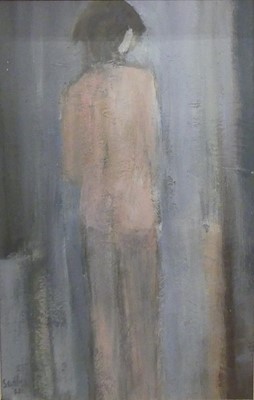 Lot 710 - Robert Sadler (1909-2001) - Standing nude girl,...