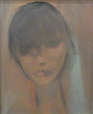 Lot 711 - Robert Sadler (1909-2001) - Girl X, acrylic on...