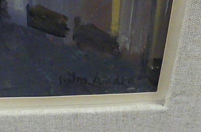 Lot 724 - Julio Amaro (1931-2007) - Mediterranean street...