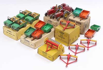 Lot 1177 - A collection of Dinky Toy trade boxes with...