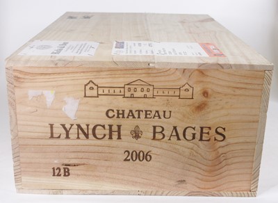Lot 1083 - Château Lynch-Bages, 2006, Pauillac, twelve...
