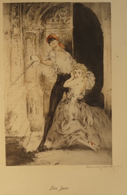 Lot 706 - Louis Icart (1888-1950) - Don Yuan, etching...