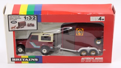 Lot 719 - Britains No. 9650 Land Rover and Double...