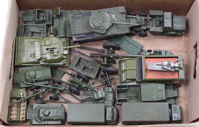 Lot 1181 - A collection of play-worn Dinky Toys military...