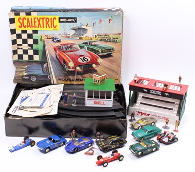 Lot 1691 - A collection of vintage Scalextric part cars...