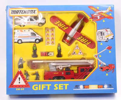 Lot 1441 - A Matchbox EM50 Emergency Services Gift Set,...