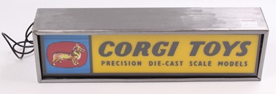 Lot 1200 - A modern Corgi Toys illuminated sign, metal...