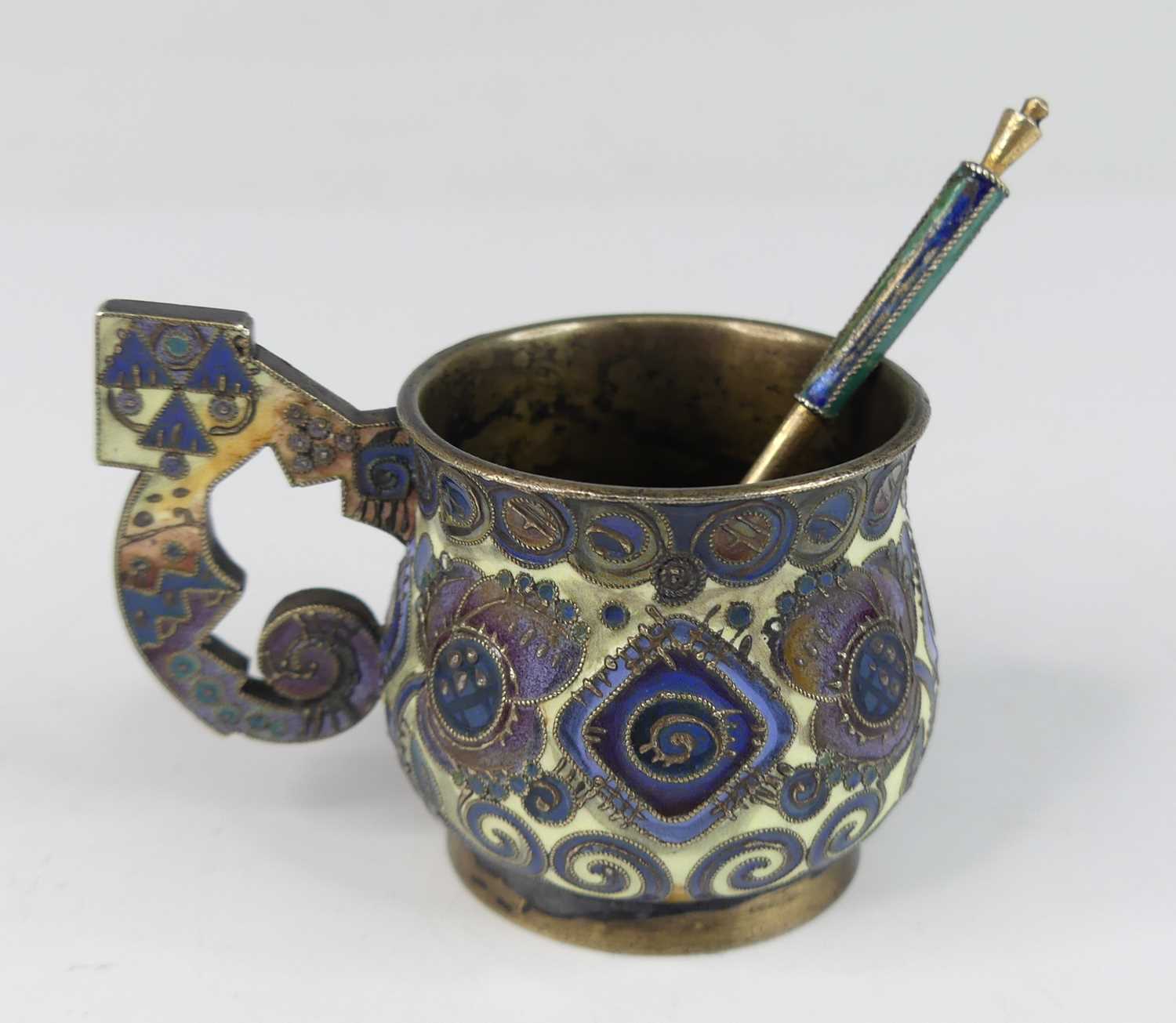 Lot 2114 - An early 20th century single handled Russian...