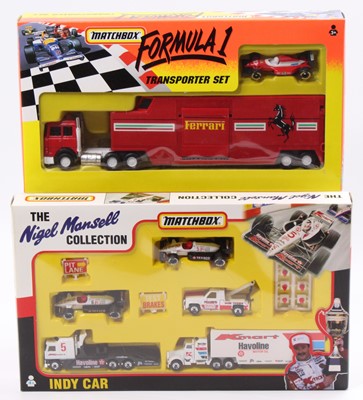 Lot 1445 - Matchbox Formula 1 and Indy Car boxed giftset...