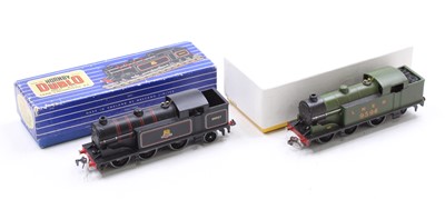 Lot 472 - Two 3-rail Hornby-Dublo 0-6-2 tank locos: EDL7...