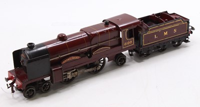 Lot 284 - 1936-41 Hornby 3C 4-4-2 clockwork loco &...