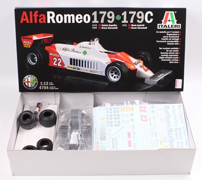 Lot 631 - An Italeri No. 4704 1/12 scale plastic kit for...