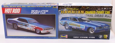 Lot 645 - Revell 1/16th scale Hot Rod model kits, 2...