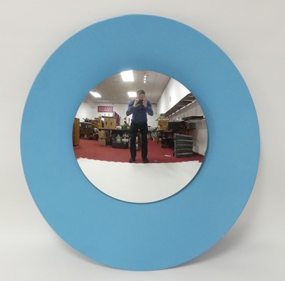 Lot 832 - A large 1970s Italian turquoise fibreglass...