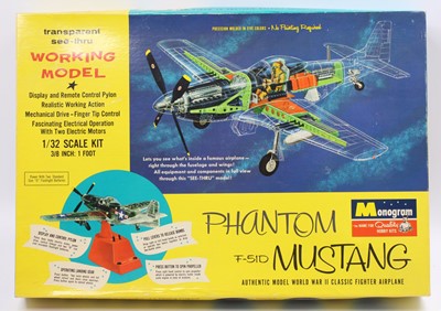 Lot 660 - A Monogram 1/32nd scale No. PA67 P51D Mustang,...