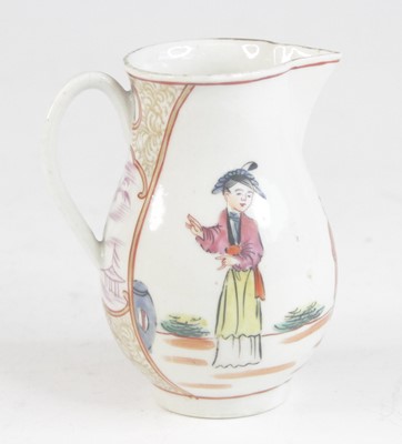 Lot 2039 - A Worcester porcelain sparrow beak jug cream...