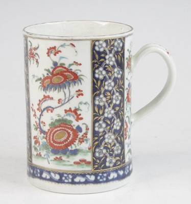 Lot 2040 - A Worcester porcelain tankard, circa 1770,...